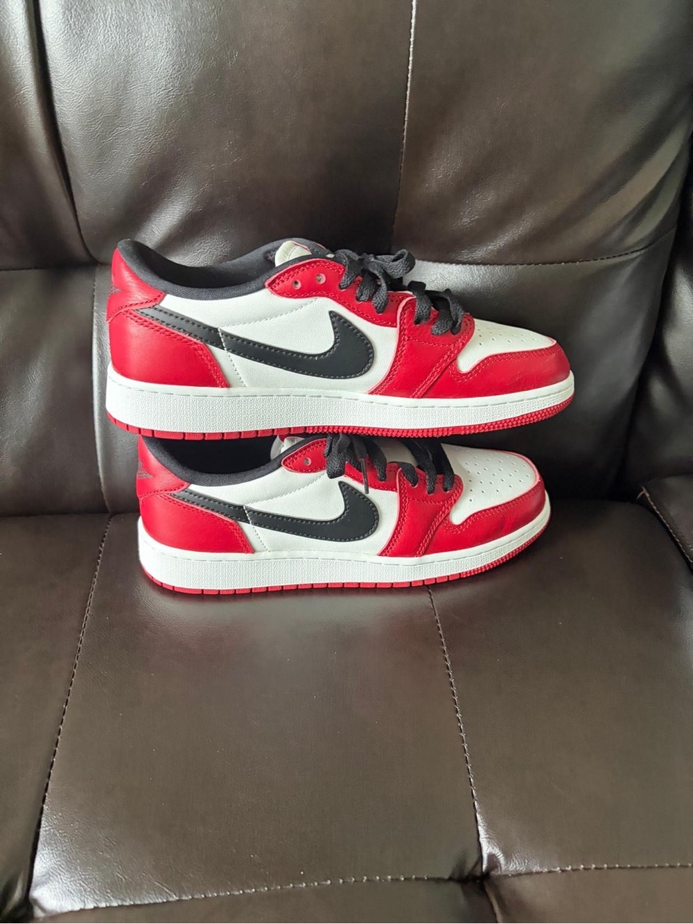 Nike Men’s Low-Top Sneakers - Red White Black